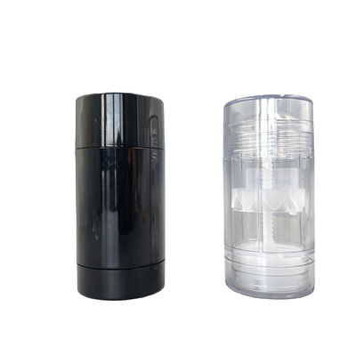 6g 15g 30g 50g 75g Round AS / ABS / PP คอนเทนเนอร์แท่งระงับกลิ่นกายที่ว่างเปล่าสำหรับยากันยุง