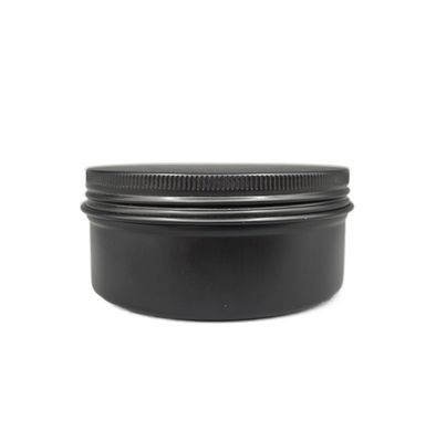 ขวดดีบุกอลูมิเนียมแมตต์สีดำ 150ml สีที่กำหนดเองรั่วซึม