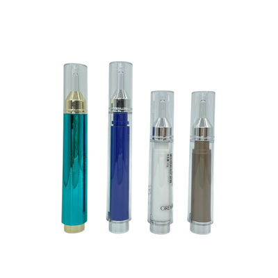 PETG/ABS/PP กระบอกฉีดยาเครื่องสำอางรูปร่าง 10ml 15ml ขวดสุญญากาศ
