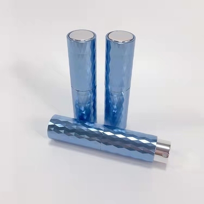 Refillable Perfume Spray And Bottle 8ML Aluminum Cover Diamond Design