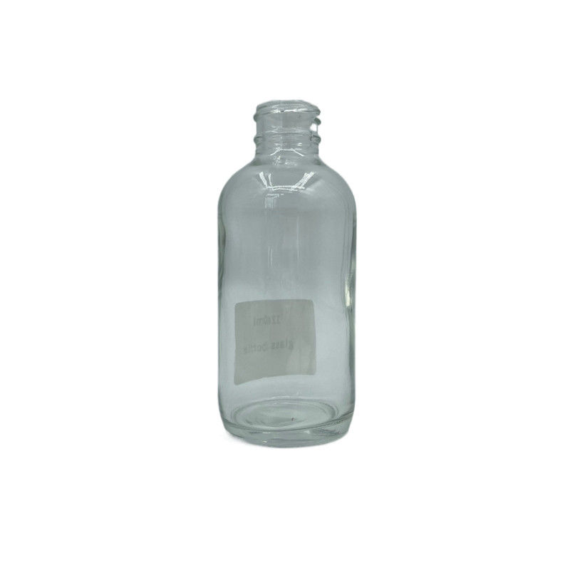 120ml Round Glass Cosmetic Bottles Customized Color For Personal Care
