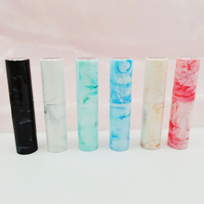 8ML เอบีเอสฝาครอบวัสดุฉีดหินอ่อนสีเติมน้ำหอมสเปรย์ขวดราคาที่แข่งขัน