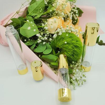 ขายร้อน 15ml 20ml 30ml Slim Design ขวดปั๊มสุญญากาศสำหรับบรรจุภัณฑ์เครื่องสำอาง