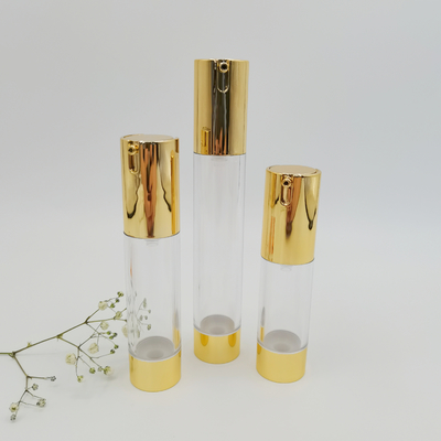 ขายร้อน 15ml 20ml 30ml Slim Design ขวดปั๊มสุญญากาศสำหรับบรรจุภัณฑ์เครื่องสำอาง