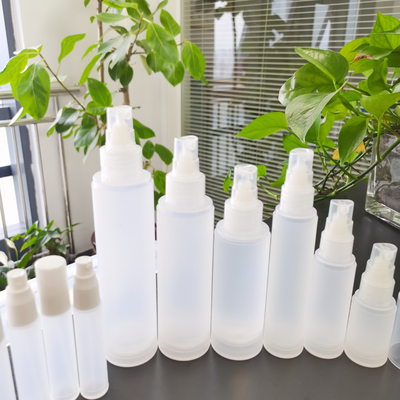 ใหม่พลาสติกขวดเครื่องสำอางชุด Frosted ขวด 5ml 10ml 15ml 30ml 50ml 80ml 100ml 120ml สำหรับ Skin Care บรรจุภัณฑ์