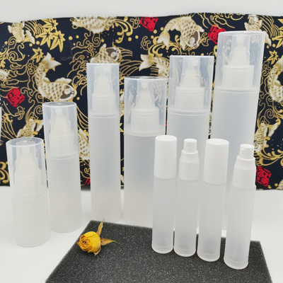 ใหม่พลาสติกขวดเครื่องสำอางชุด Frosted ขวด 5ml 10ml 15ml 30ml 50ml 80ml 100ml 120ml สำหรับ Skin Care บรรจุภัณฑ์