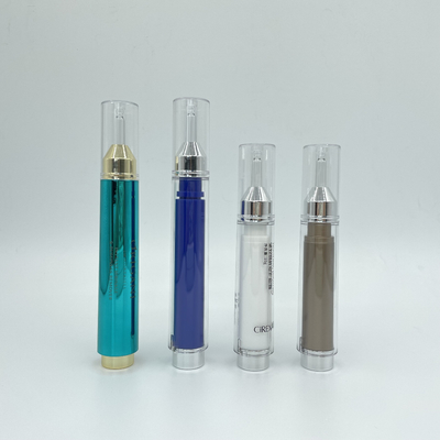 PETG/ABS/PP กระบอกฉีดยาเครื่องสำอางรูปร่าง 10ml 15ml ขวดสุญญากาศ
