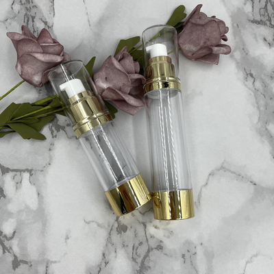 15ml, 30ml, 50ml บรรจุภัณฑ์ดูแลผิวขวดปั๊มสุญญากาศ