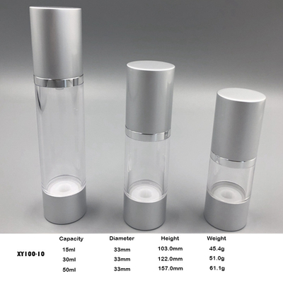 สเปรย์กระตุ้นหรือโลชั่น Actuator ฐานอลูมิเนียมฝาไหล่ขวดสุญญากาศ