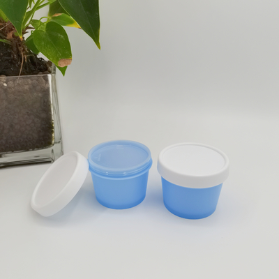 Mono Material PP ขวดเครื่องสำอาง 50ml 100ml 200ml 250ml ไอศกรีมถ้วยรูปร่าง Personal Care Jar