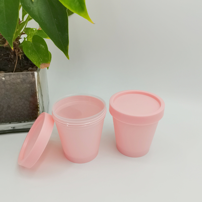 Mono Material PP ขวดเครื่องสำอาง 50ml 100ml 200ml 250ml ไอศกรีมถ้วยรูปร่าง Personal Care Jar