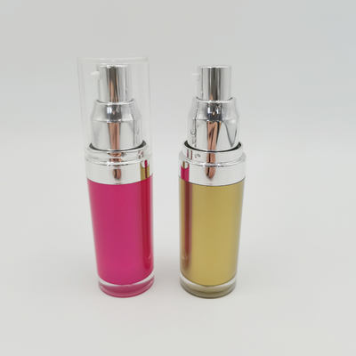 PMMA ขวดโลชั่นอะคริลิคทรงกลม 15ml 30ml 50ml 100ml 120ml