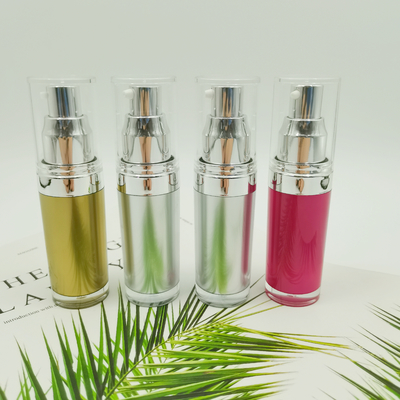 PMMA ขวดโลชั่นอะคริลิคทรงกลม 15ml 30ml 50ml 100ml 120ml