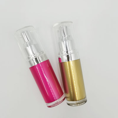 PMMA ขวดโลชั่นอะคริลิคทรงกลม 15ml 30ml 50ml 100ml 120ml
