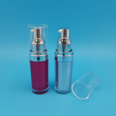 PMMA ขวดโลชั่นอะคริลิคทรงกลม 15ml 30ml 50ml 100ml 120ml