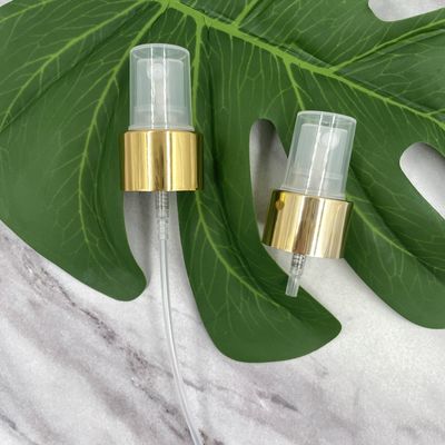 Lotion Fine Mist Sprayer Pump 24/410 Alu Closure PE ปะเก็นพร้อมฝา PP