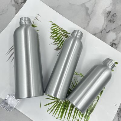 ปิดผนึกขวดเครื่องสำอางอลูมิเนียมป้องกัน UV 100ml 150ml พร้อมฉลาก
