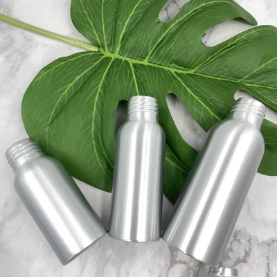 ปิดผนึกขวดเครื่องสำอางอลูมิเนียมป้องกัน UV 100ml 150ml พร้อมฉลาก