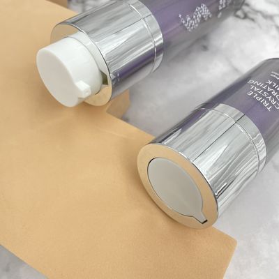 15ml 30ml 50ml สำหรับการดูแลผิวรอบโรตารี Double Wall Airless เครื่องสูบน้ำ Bottle