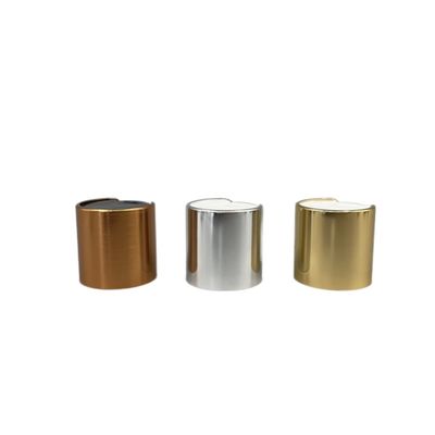 แผ่นอลูมิเนียมด้านบนพลิกฝาด้านบนจ่ายทอง 24/410 Metallized Surface