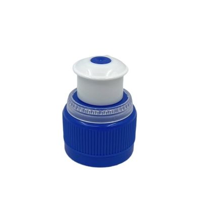 แผ่นพลาสติกกันน้ำฝาพลิกด้านบน 28/410 Tamper Evidence Push Pull Bottle Tops