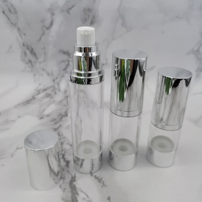 15ml, 30ml, 50ml บรรจุภัณฑ์ดูแลผิวขวดปั๊มสุญญากาศ