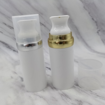 100ml ECO Friendly 2022 ขวด PP เครื่องสำอางขวดสุญญากาศสีขาว