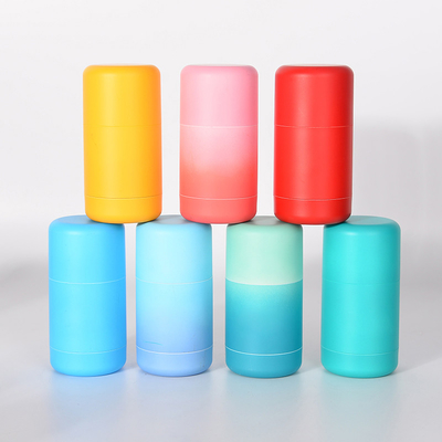 30g 50g ทรงกลม PCR วัสดุพลาสติกรีฟิล Deodorant Stick Container