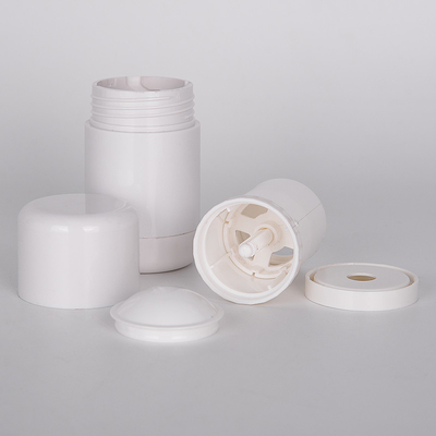 30g 50g ทรงกลม PCR วัสดุพลาสติกรีฟิล Deodorant Stick Container