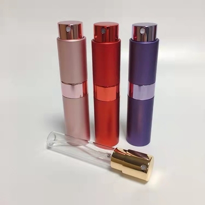 อลูมิเนียม 8ml + ขวดน้ำหอมเติมแก้วเป็นมิตรกับสิ่งแวดล้อม
