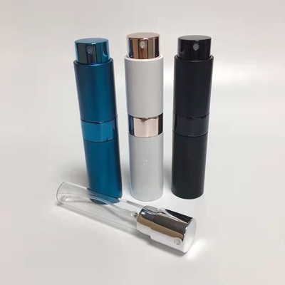 อลูมิเนียม 8ml + ขวดน้ำหอมเติมแก้วเป็นมิตรกับสิ่งแวดล้อม