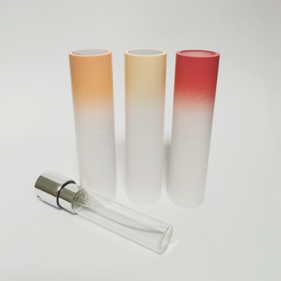8ML ABS เปลือกนอกไล่โทนสีขวดแก้วด้านในขวดน้ำหอมรีฟิลคุณภาพสูง