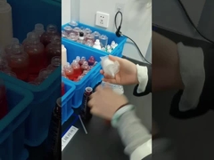 33/410 เครื่องปั๊มน้ำยาล้างเล็บ ฝาใส ลูกสูบ NBR / PE